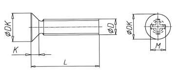 Preview: Senkkopfschraube DIN 965